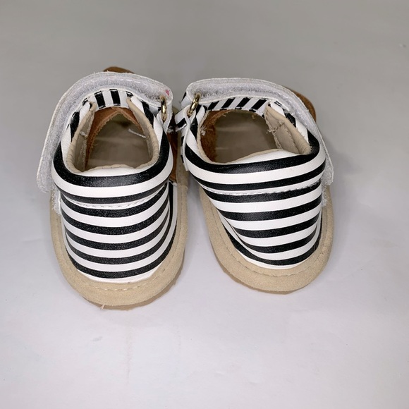 Little Bipsy Baylor Sandals - Camel & Black Stripe - Picture 3 of 10